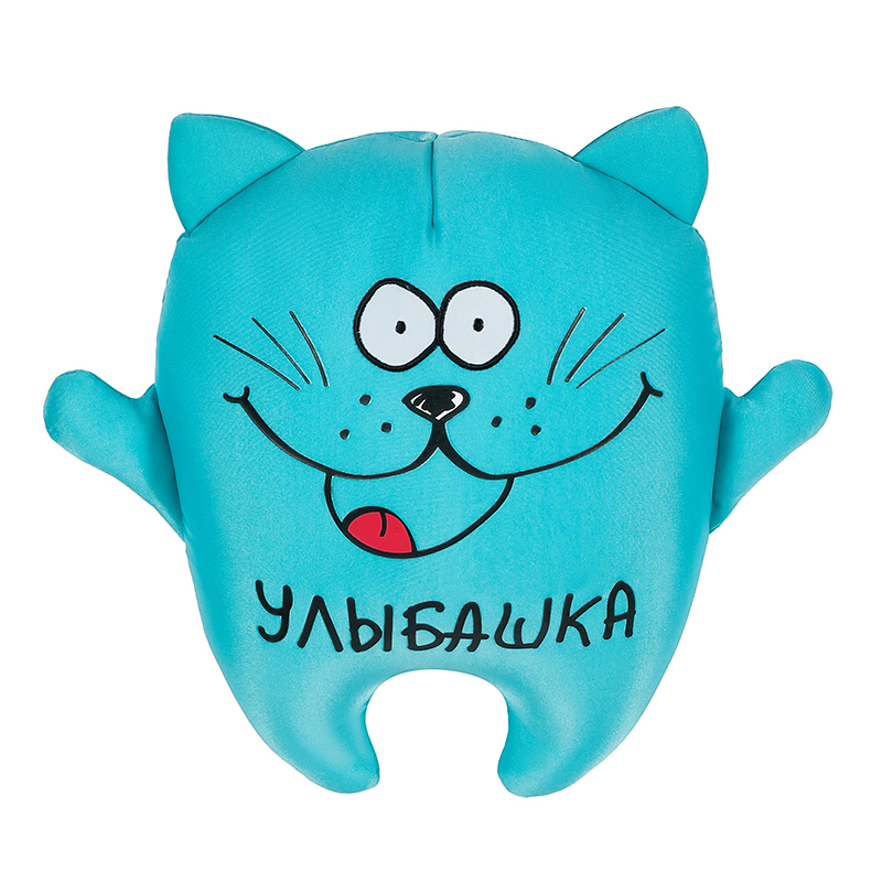 Maxitoys Antistress Подушка Maxitoys Antistress, Кот Улыбашка, 28 см 1