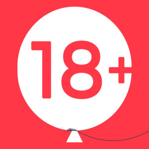 ВВ Шар (12»/30 см) 18+, Черный (299)/Фуше (435), пастель