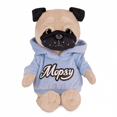 3kfmjq4ozsa19xmulg7ywzbga5kw1vic Мягкая Игрушка Mopsy, Мопс Мопси в Худи, 20 см, в Коробке 1