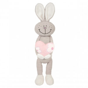 Мягкая Игрушка MAXITOYS, Зайка с Сердцем, 33 см